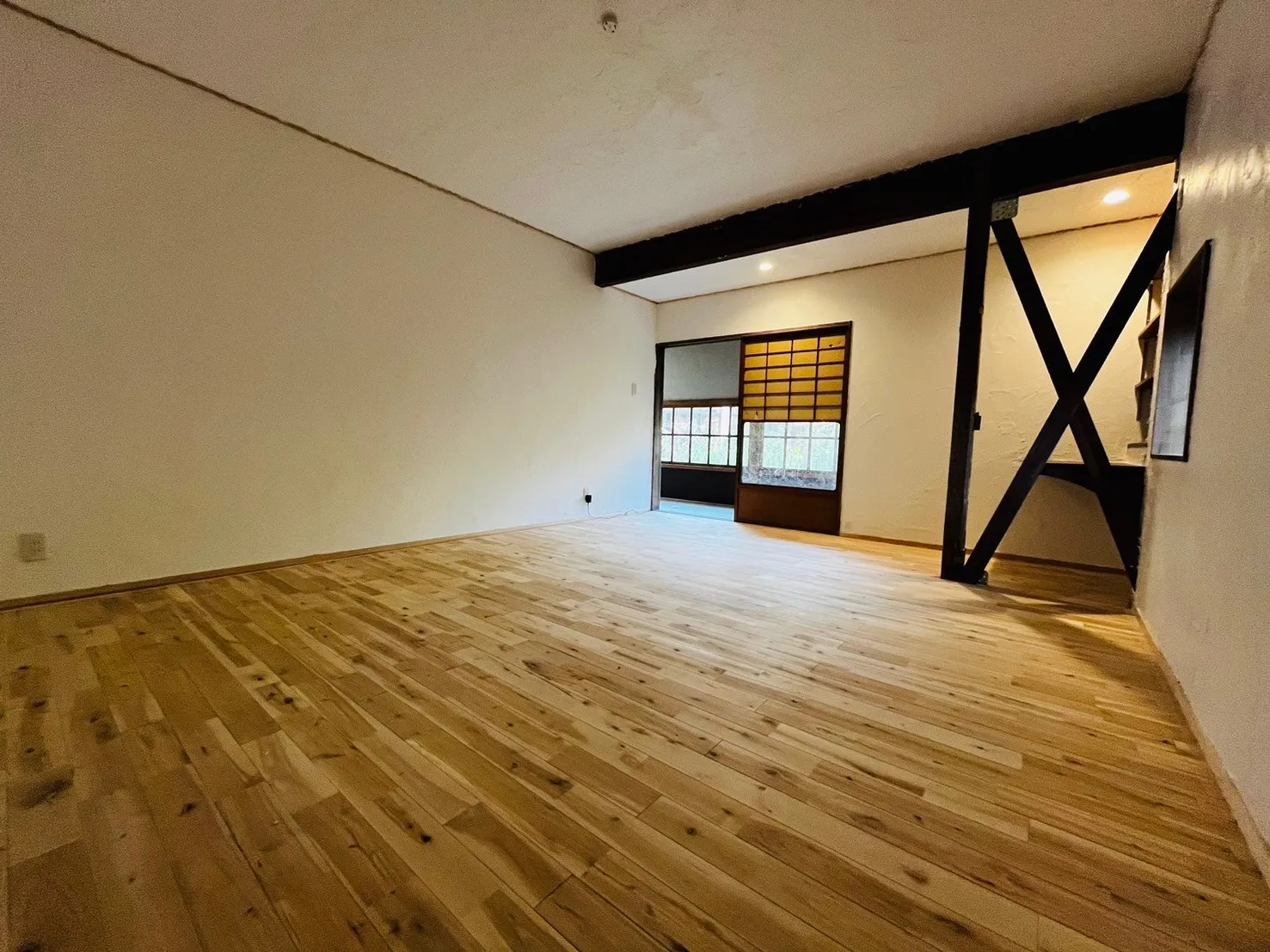 施工実績を追加しました【古民家リフォームⅡ】 土間と和室が明るく広い空間に～ＤＩＹ漆喰塗り～